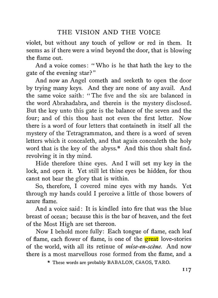 Original scan of The Vision and the Voice, PDF page 119