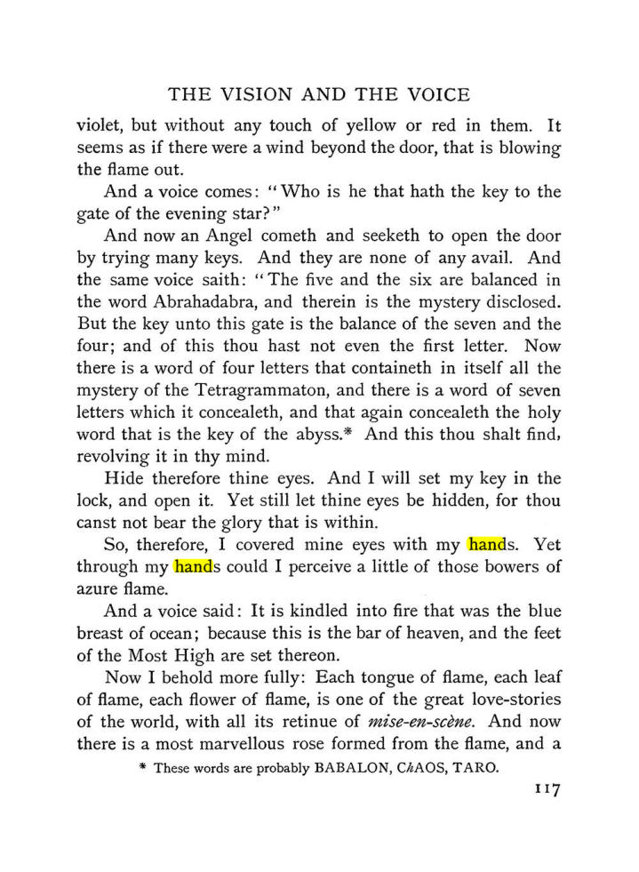 Original scan of The Vision and the Voice, PDF page 119
