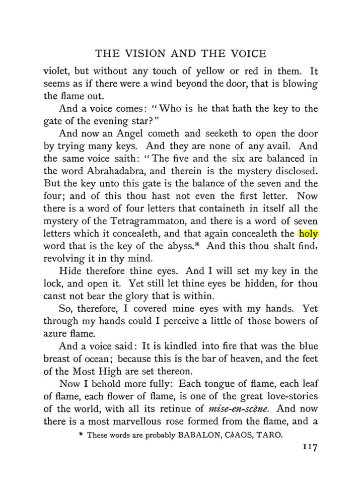 Original scan of The Vision and the Voice, PDF page 119