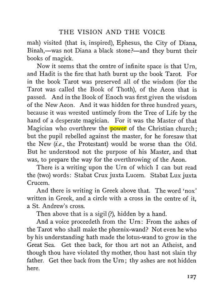 Original scan of The Vision and the Voice, PDF page 129