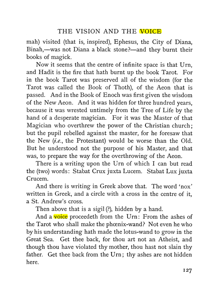Original scan of The Vision and the Voice, PDF page 129