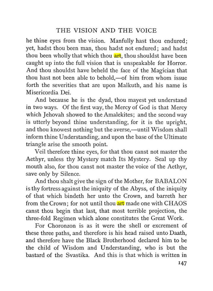 Original scan of The Vision and the Voice, PDF page 149