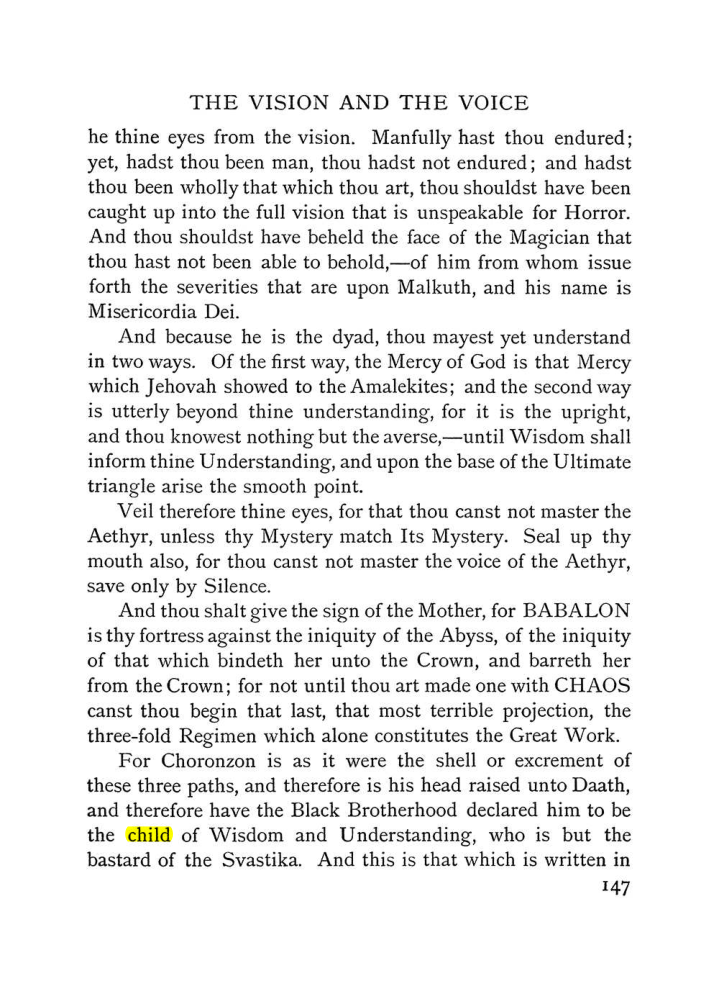 Original scan of The Vision and the Voice, PDF page 149