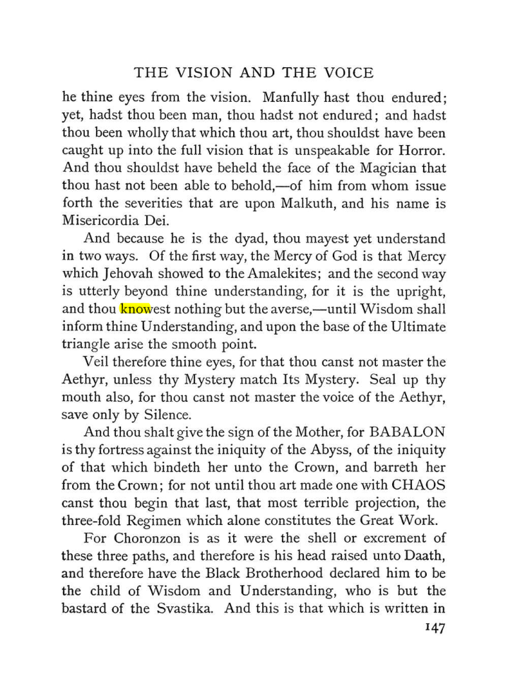 Original scan of The Vision and the Voice, PDF page 149