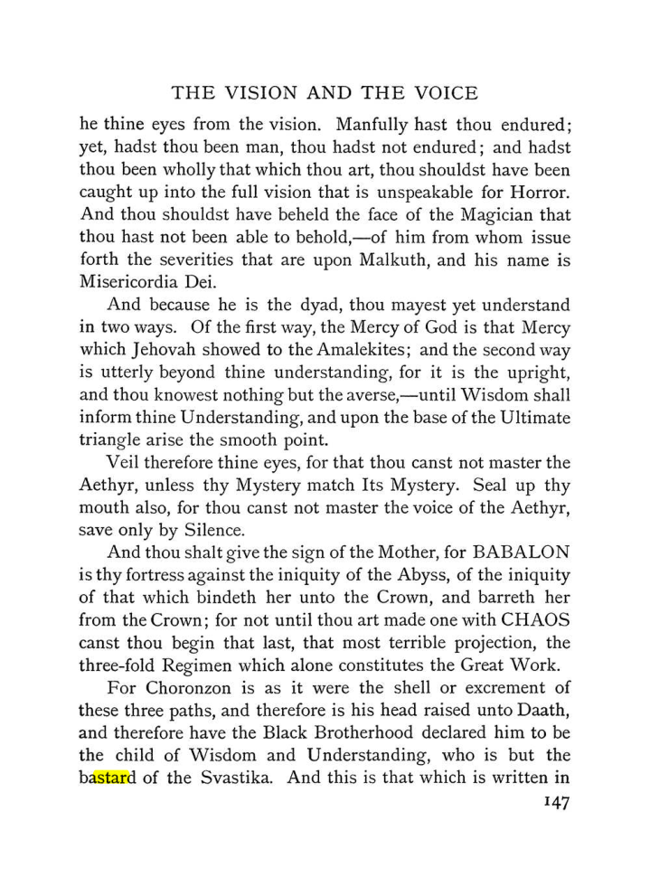 Original scan of The Vision and the Voice, PDF page 149
