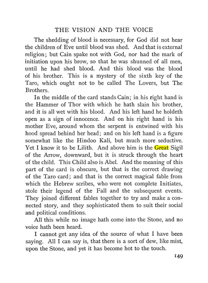 Original scan of The Vision and the Voice, PDF page 151