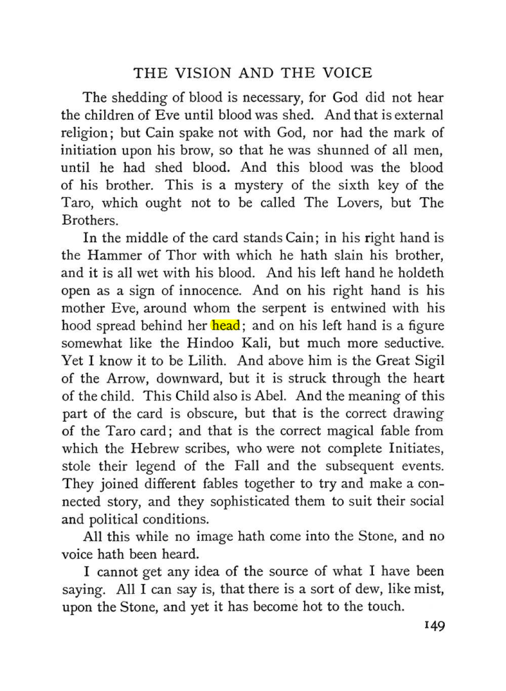 Original scan of The Vision and the Voice, PDF page 151