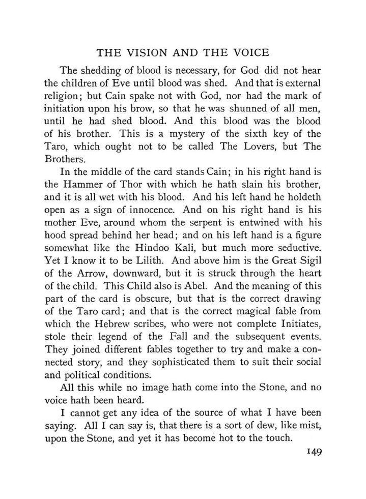 Original scan of The Vision and the Voice, PDF page 151