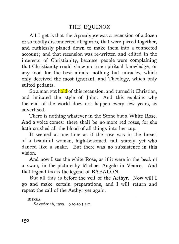 Original scan of The Vision and the Voice, PDF page 152