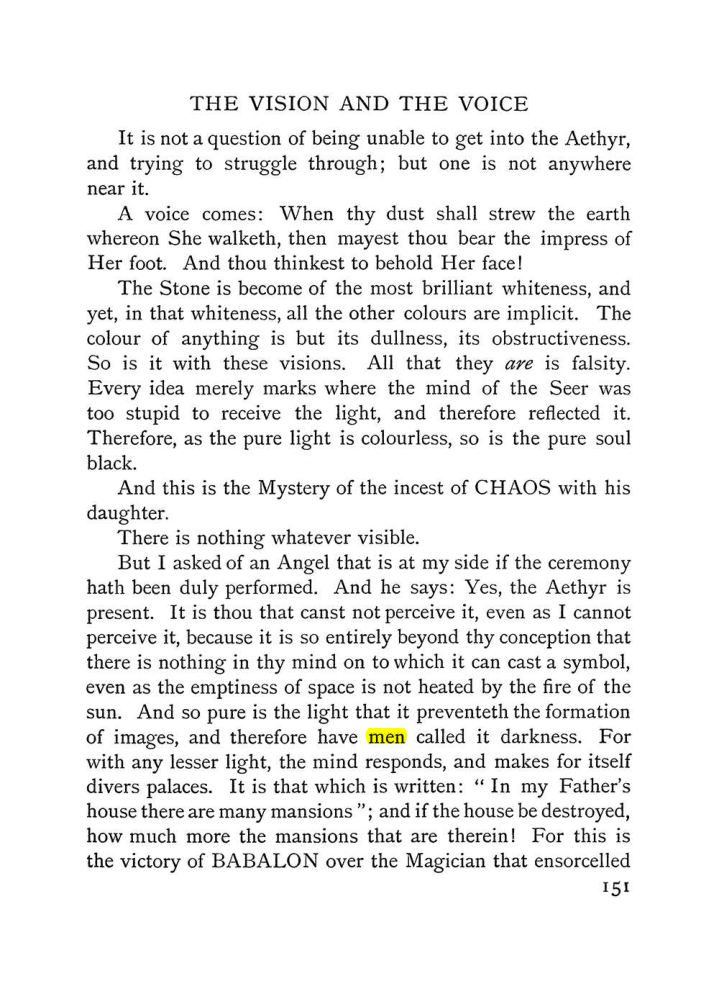 Original scan of The Vision and the Voice, PDF page 153