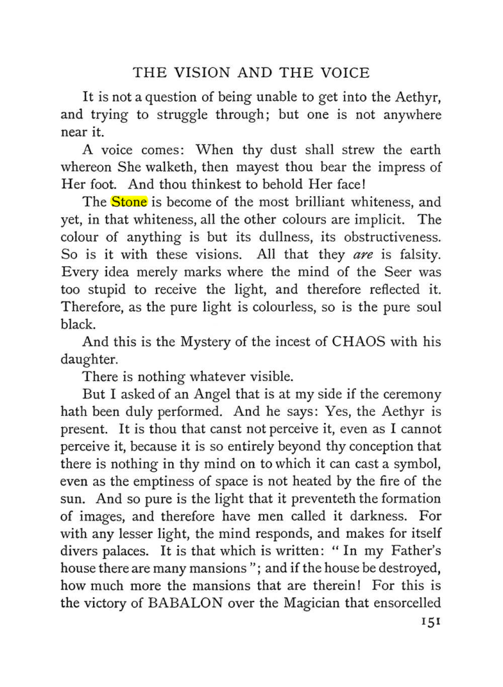Original scan of The Vision and the Voice, PDF page 153