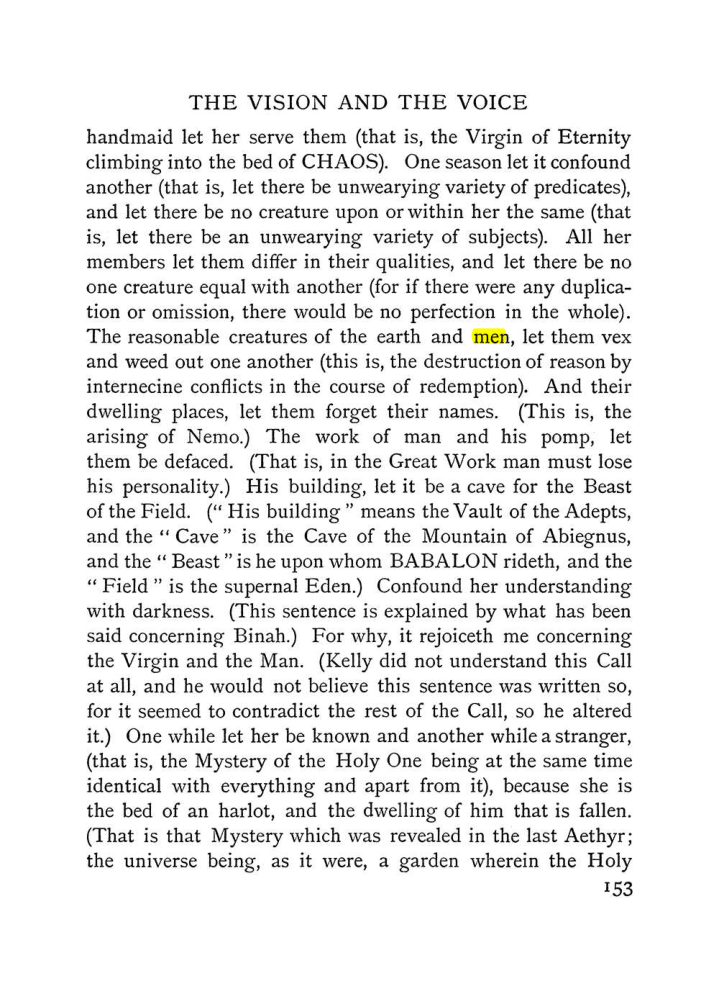 Original scan of The Vision and the Voice, PDF page 155