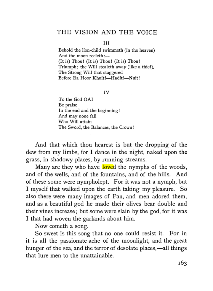 Original scan of The Vision and the Voice, PDF page 165