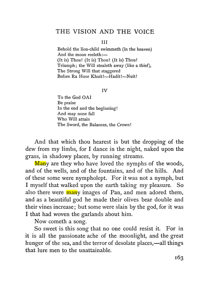 Original scan of The Vision and the Voice, PDF page 165