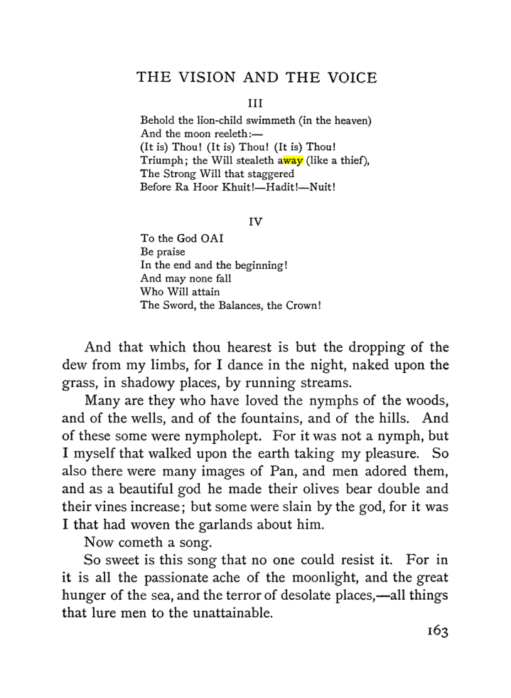 Original scan of The Vision and the Voice, PDF page 165