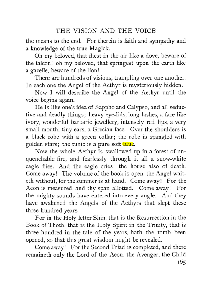 Original scan of The Vision and the Voice, PDF page 167