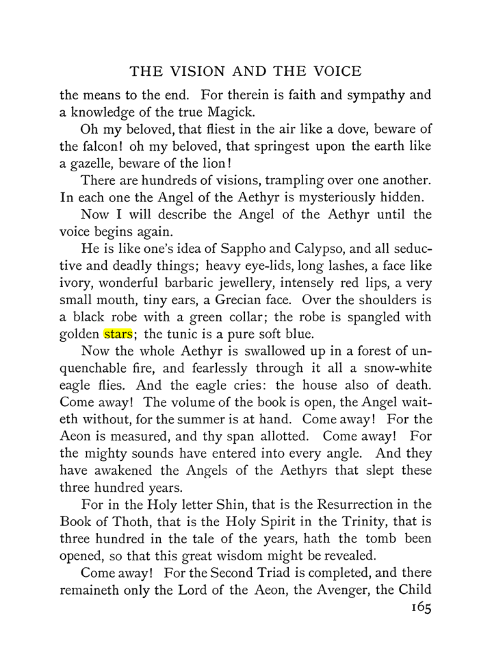 Original scan of The Vision and the Voice, PDF page 167
