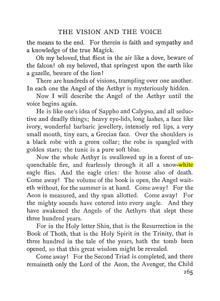 Original scan of The Vision and the Voice, PDF page 167