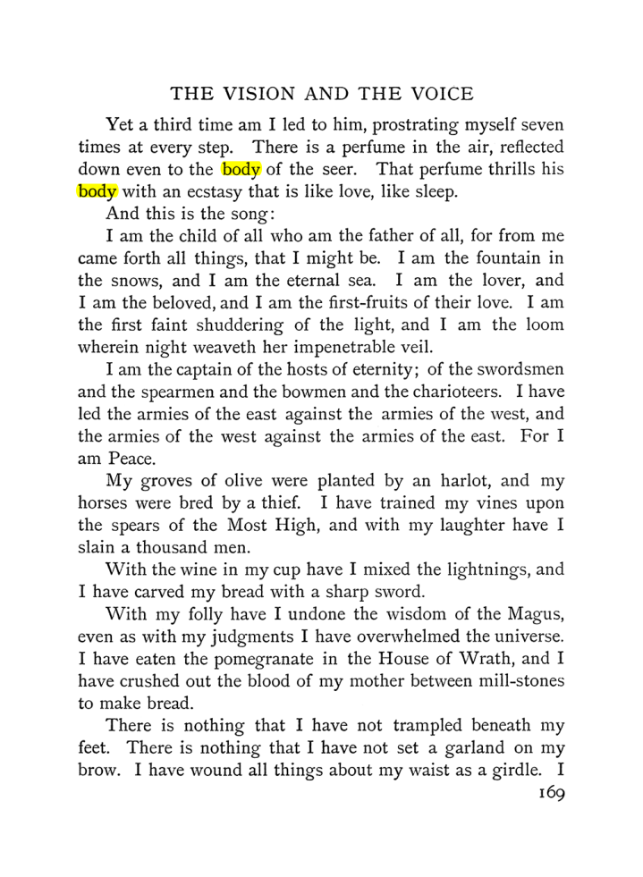 Original scan of The Vision and the Voice, PDF page 171
