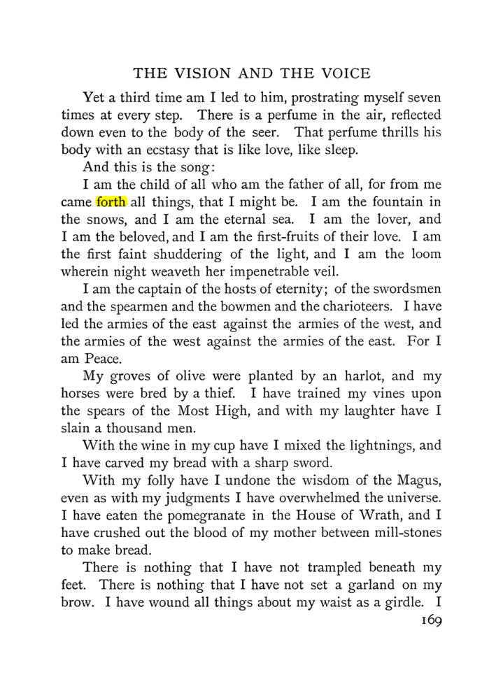 Original scan of The Vision and the Voice, PDF page 171