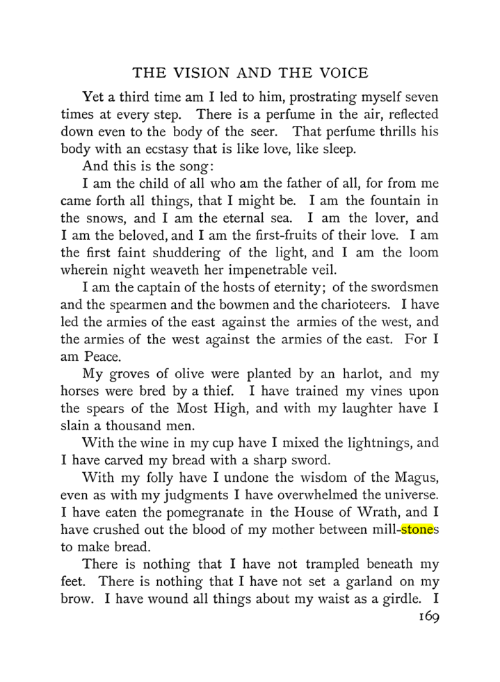 Original scan of The Vision and the Voice, PDF page 171