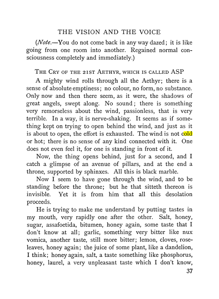 Original scan of The Vision and the Voice, PDF page 39