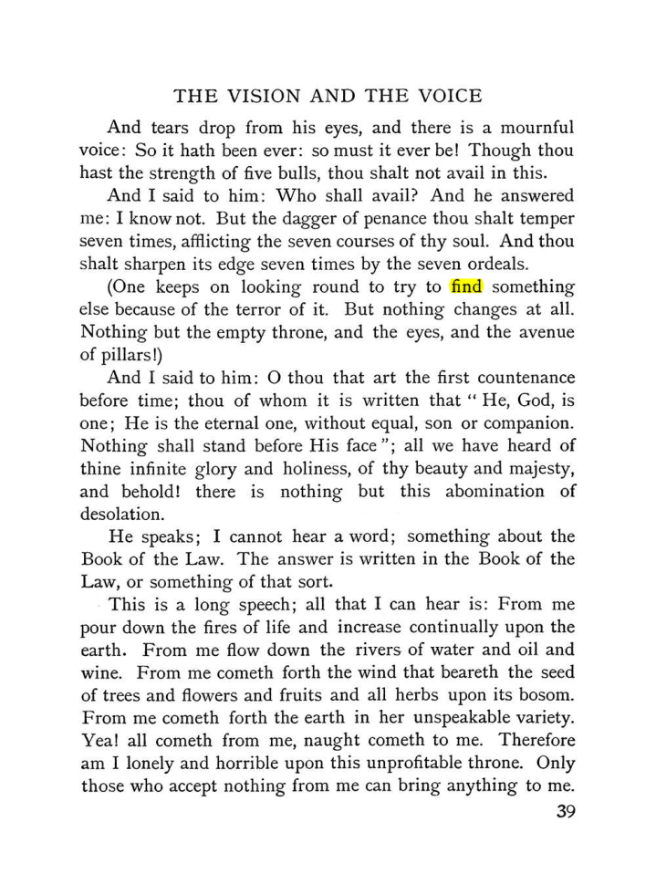 Original scan of The Vision and the Voice, PDF page 41