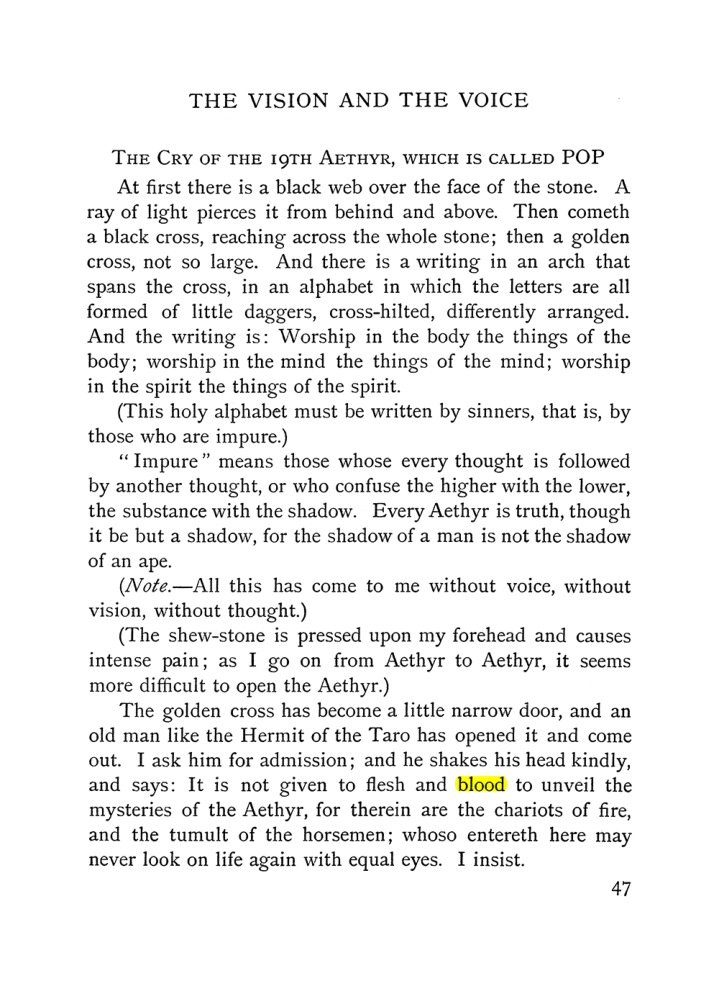 Original scan of The Vision and the Voice, PDF page 49