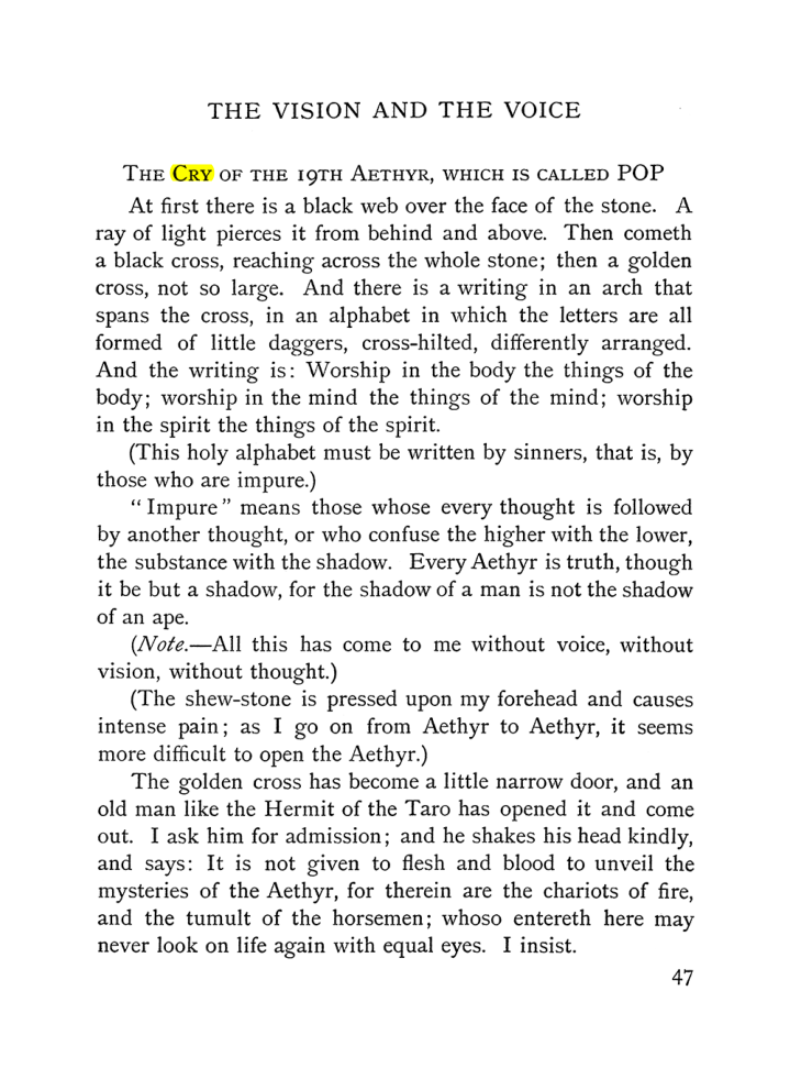Original scan of The Vision and the Voice, PDF page 49