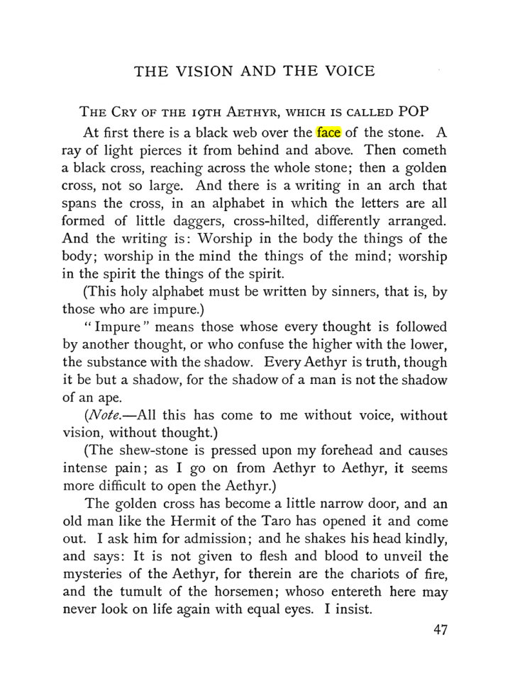Original scan of The Vision and the Voice, PDF page 49
