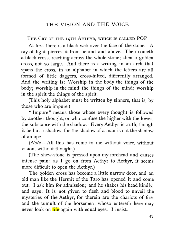 Original scan of The Vision and the Voice, PDF page 49