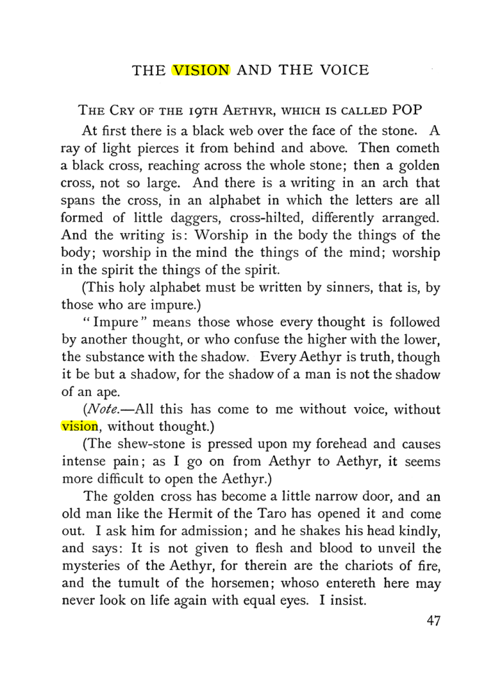 Original scan of The Vision and the Voice, PDF page 49