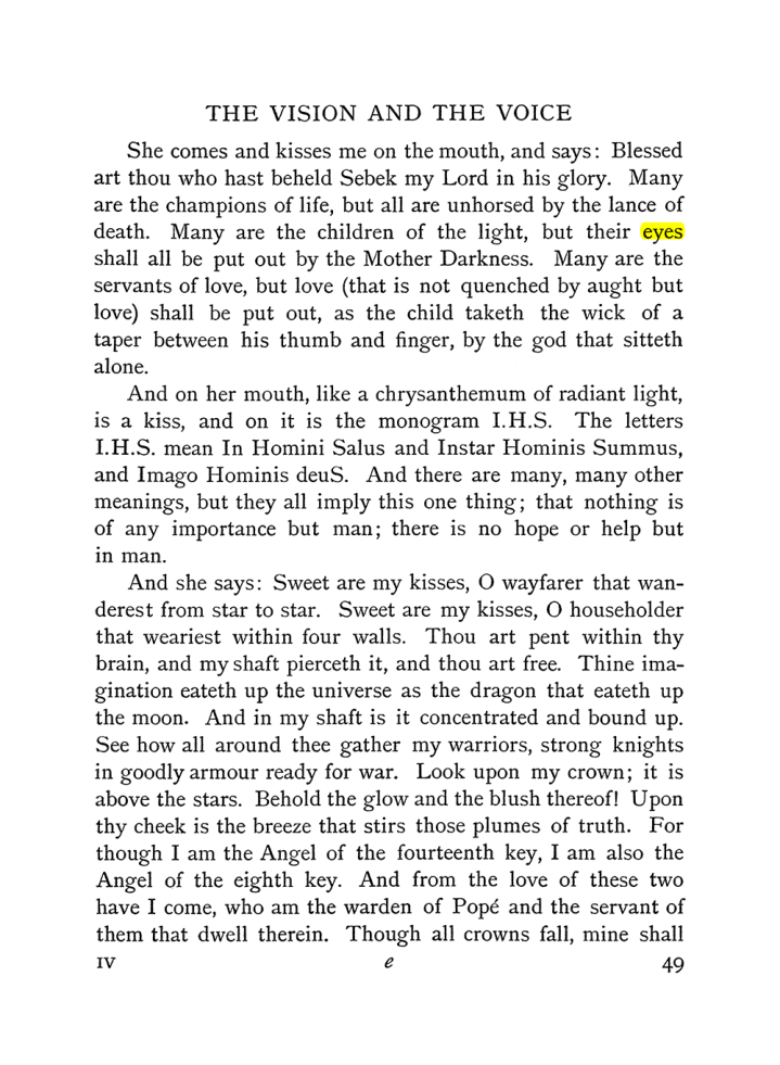 Original scan of The Vision and the Voice, PDF page 51