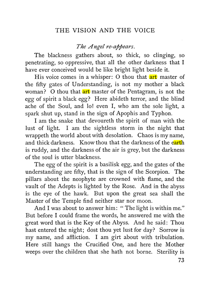 Original scan of The Vision and the Voice, PDF page 75