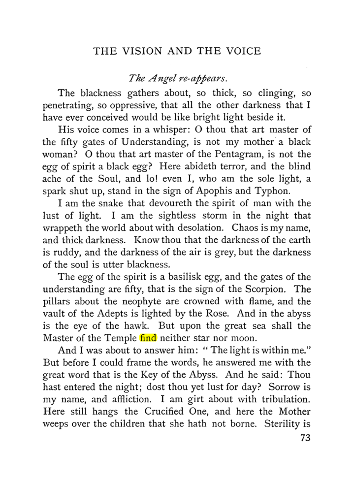 Original scan of The Vision and the Voice, PDF page 75