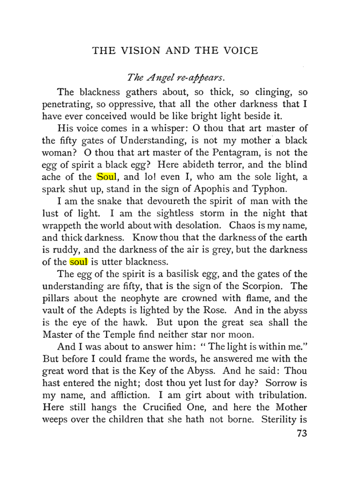 Original scan of The Vision and the Voice, PDF page 75