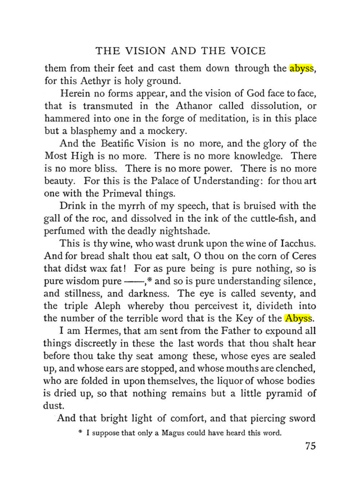 Original scan of The Vision and the Voice, PDF page 77