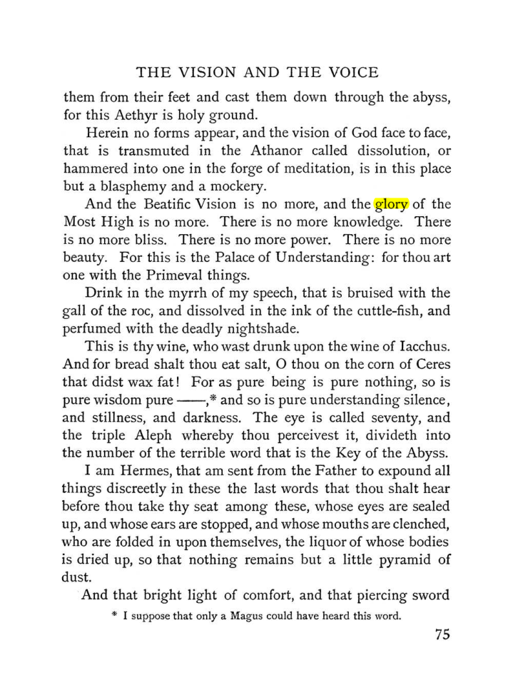 Original scan of The Vision and the Voice, PDF page 77