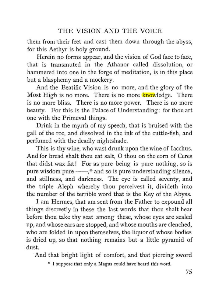 Original scan of The Vision and the Voice, PDF page 77