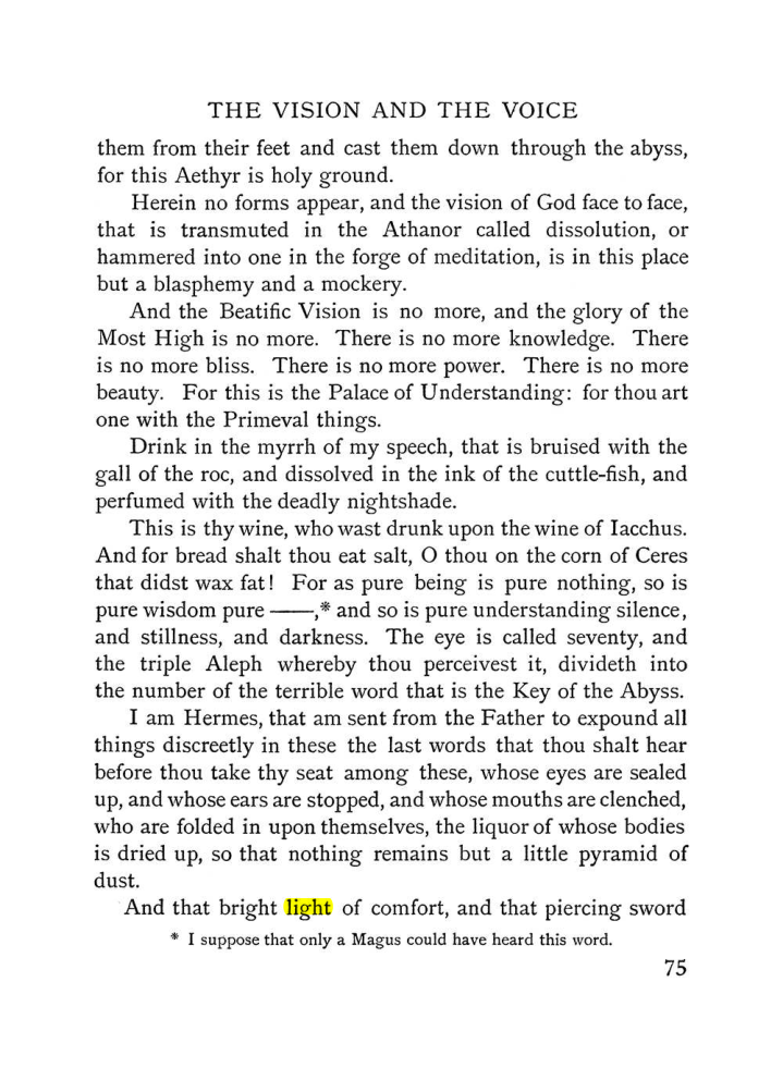 Original scan of The Vision and the Voice, PDF page 77
