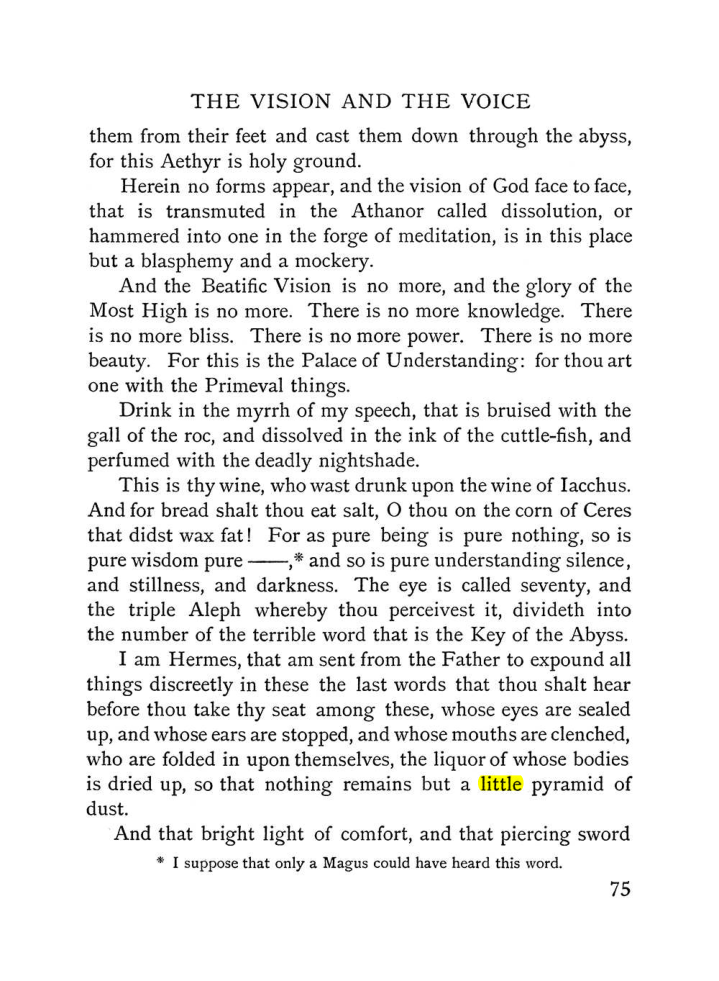 Original scan of The Vision and the Voice, PDF page 77