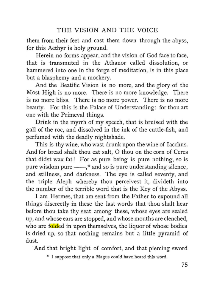 Original scan of The Vision and the Voice, PDF page 77