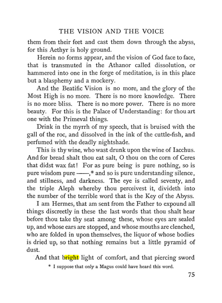 Original scan of The Vision and the Voice, PDF page 77