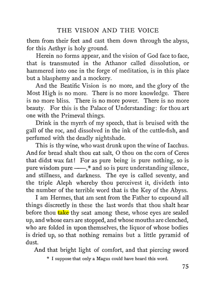 Original scan of The Vision and the Voice, PDF page 77