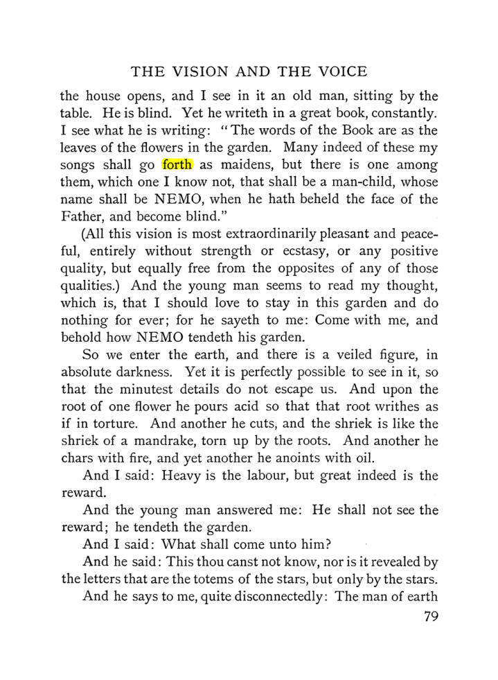 Original scan of The Vision and the Voice, PDF page 81
