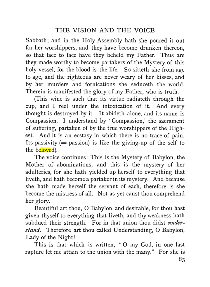 Original scan of The Vision and the Voice, PDF page 85