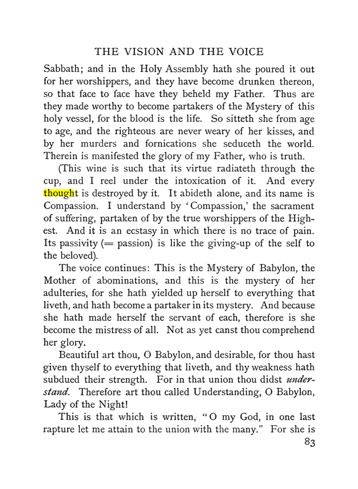 Original scan of The Vision and the Voice, PDF page 85