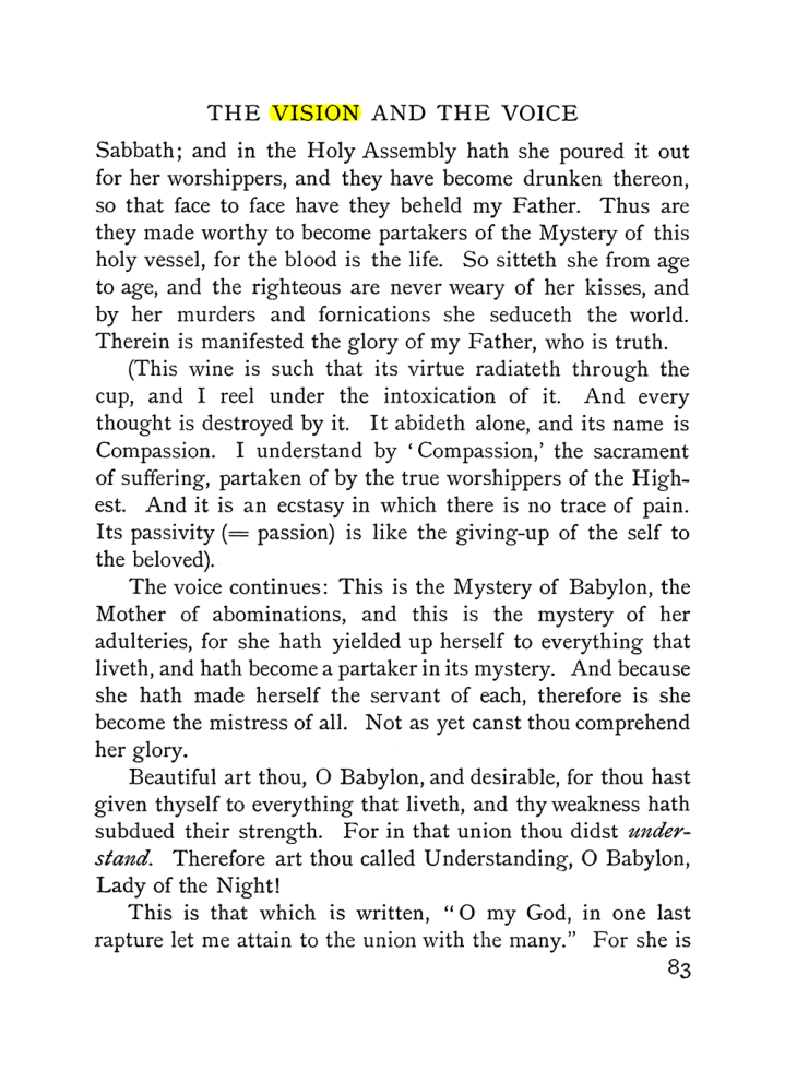 Original scan of The Vision and the Voice, PDF page 85