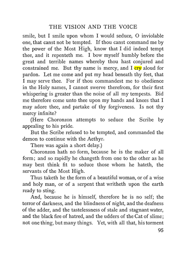 Original scan of The Vision and the Voice, PDF page 97