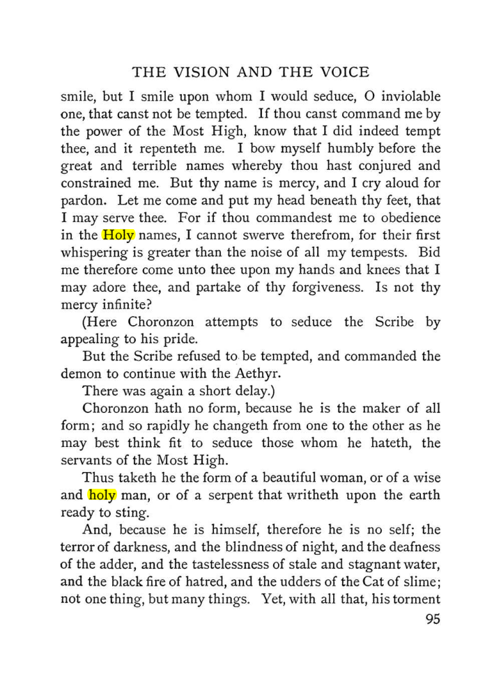 Original scan of The Vision and the Voice, PDF page 97
